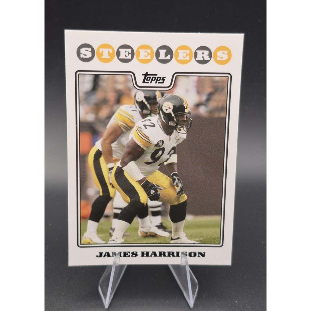 2008 Topps Series 1 James Harrison #241 Rookie (RC) Pittsburgh Steelers